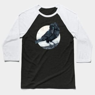 Vampire's Crow in the mist Baseball T-Shirt